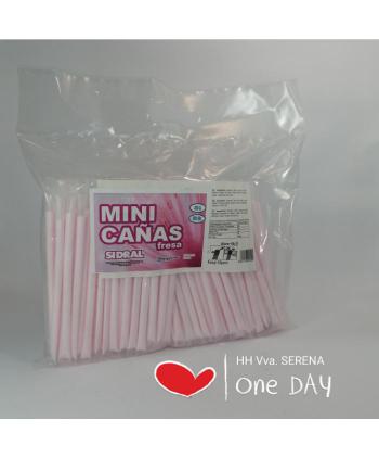 MINI CAÑAS ROSAS SIDRAL 200 Uds