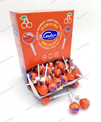 CHUPA CON CHICLE PESEBRE CERDAN 100 Uds