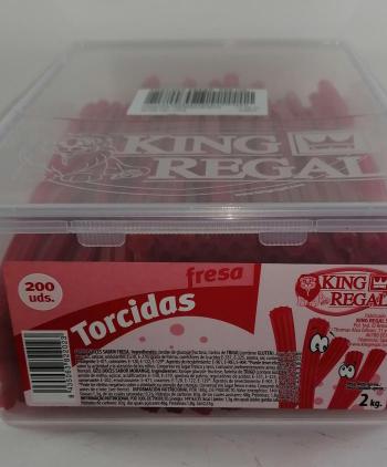 TORCIDA FRESA ROJA KING REGAL 200 Uds