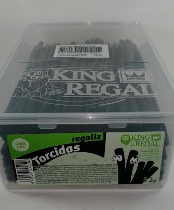 TORCIDA REGALIZ NEGRA KING REGAL 200 Uds