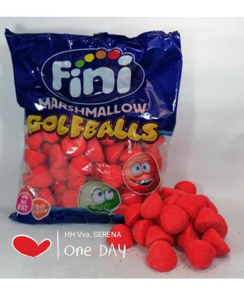 ESPONJITAS FINI BOLAS DE GOLF FRESA ROJA 1 Kg