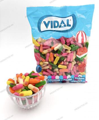 GOMAS VIDAL MINI DEDOS SURTIDOS BRILLO 1 Kg