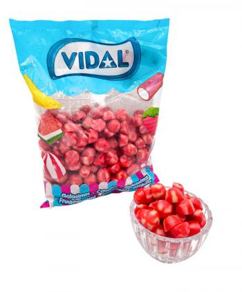GOMAS VIDAL BESOS TWIST ROJO BRILLO 250 Uds