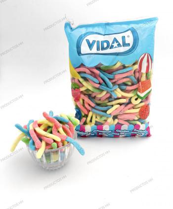 GOMAS VIDAL GUSANOS ÁCIDOS AZUCAR 250 Uds