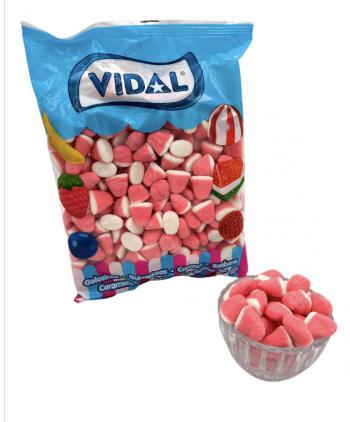 GOMAS VIDAL BESOS FRESA AZUCAR 250 Uds