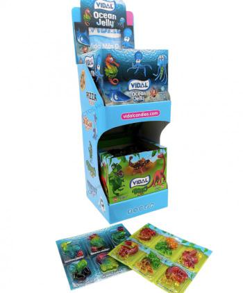 EXPOSITOR JELLY VIDAL OCEAN Y DINO 2 x 66 Uds