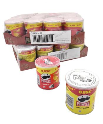 LOTE PRINGLES 40 grs 0,85 € 12 ORIGINAL + 12 CHEESY CHEESE 