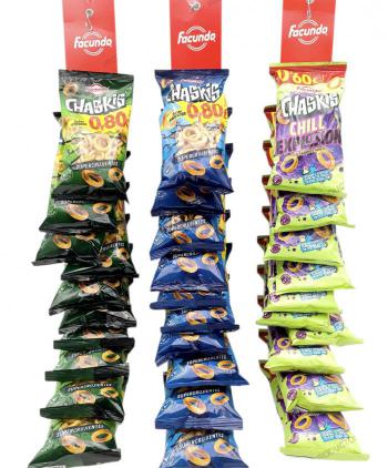 LOTE CHASKYS TIRAS MIXTAS 50 grs 30 Uds