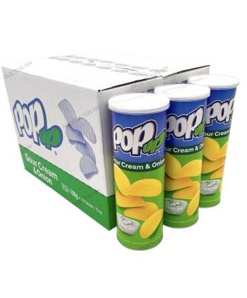 PATATAS POP UP SOUR CREAM 100 grs 12 Uds