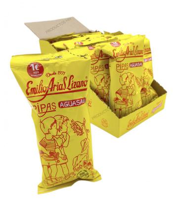 PIPAS EMILIO ARIAS AGUA SAL 1€ 115 grs 12 Uds