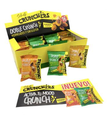 PROMO CRUNCHERS ALMENDRA HORNEADA EXPOSITOR 22 UD +2