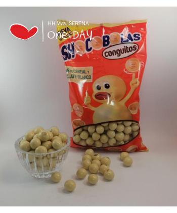 CONGUITOS SHOCOBOLAS BLANCA 1 Kg