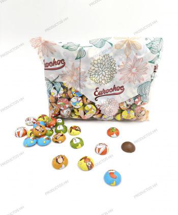 CHOCOLATINAS NAVIDEÑAS EUROCHOC 125 Uds 1 Kg