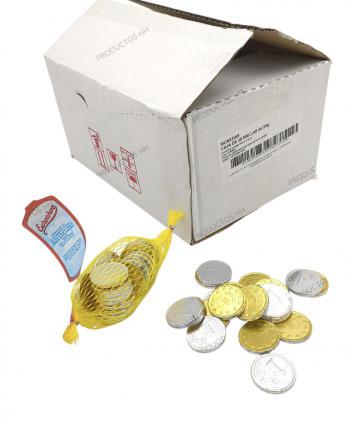MONEDAS CHOCOLATE EUROCHOC MALLA 50 grs 1 Uds
