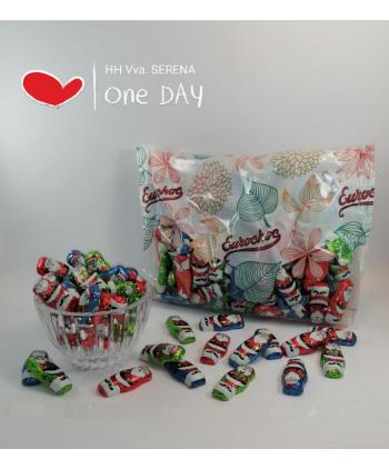 FIGURAS PAPA NOEL CHOCOLATE EUROCHOC 125 Uds 1 KG