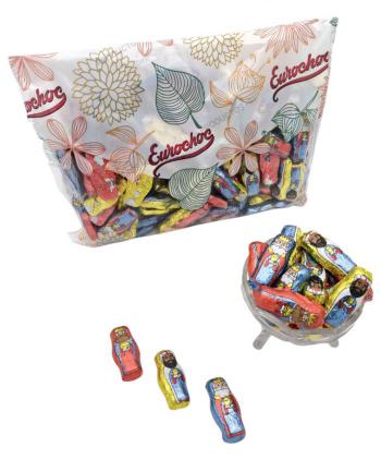 FIGURAS REYES MAGOS CHOCOLATE EUROCHOC 125 Uds 1 KG