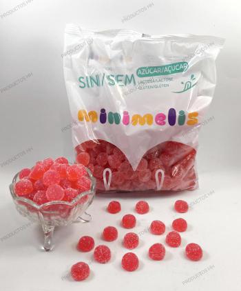 GOMINOLAS MINIMELIS S/A PERLA REBOZADA ROJAS 1 Kg
