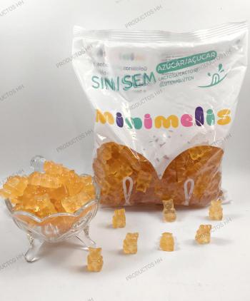 GOMINOLAS MINIMELIS SIN AZUCAR OSITO FRESA 1 Kg