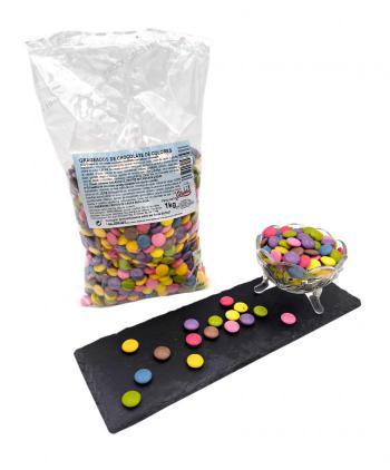 GRAGEADOS CHOCOLATE COLORES EUROCHOC 1 Kg