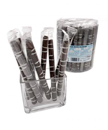 TUBICAO NEGRO DECORADO 80 Uds
