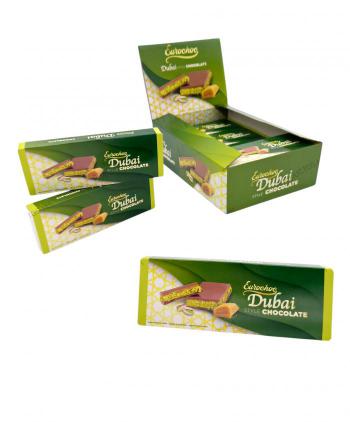 TABLETA CHOCOLATE ESTILO DUBAI 100 grs Caja 12 Uds
