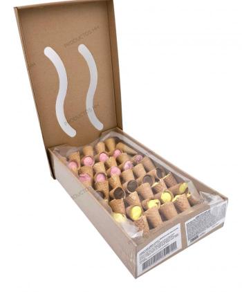 CORNETS MIX FRESA, CACAO, LIMON EUROCHOC 1,5 Kg