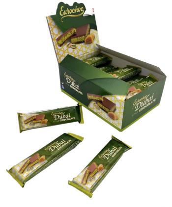 BARRITA CHOCOLATE STYLE DUBAI 40 grs 24 Uds