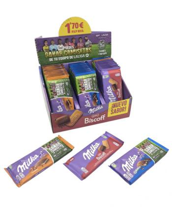 LOTE TABLETA CHOCO MILKA 100 grs 40 Uds 1,70€
