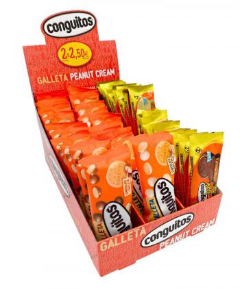 LOTE CONGUITOS GALLETA + CUPS 48 Uds 2x2,50€