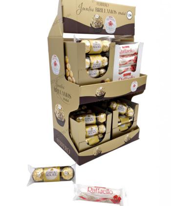 LOTE FERRERO ROCHER T3 48 Uds + RAFAELLO 16 Uds