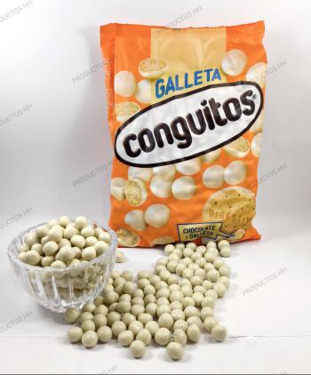 CONGUITOS GALLETA CHOCO BLANCO LACASA 1 Kg