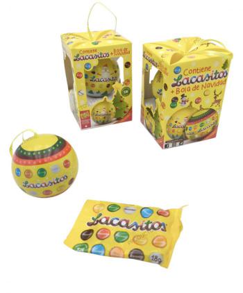 LACASITOS BOLA DE NAVIDAD 18 grs 1 Ud