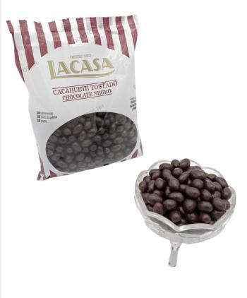 CACAHUETES CHOCO-NEGRO LACASA BOLSA 450 grs 1 Ud