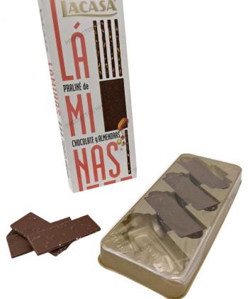 LAMINAS PRALINÉ DE ALMENDRAS 128 grs 1 Uds