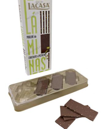 LAMINAS PRALINÉ DE PISTACHOS 128 grs 1 Uds