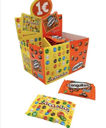 LOTE EXPOSITOR CONGUITO + LACASITO BOLSITA 1€
