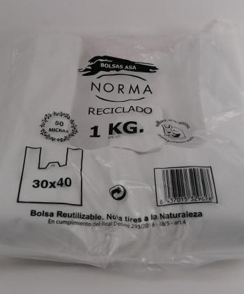 BOLSA ASA 30x40 (RECICLADO) 1 KG