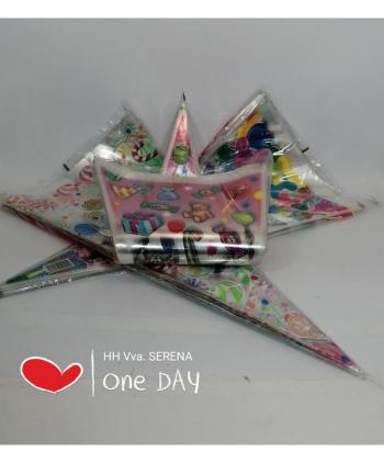 BOLSA CONO CRISTAL 20X40cm 100 Uds