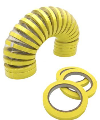 ROLLOS AMARILLOS CIERRA BOLSAS 12 mm x 66 m