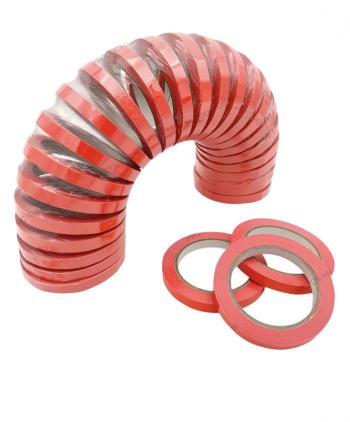 ROLLOS ROJOS CIERRA BOLSAS 12 mm x 66 m