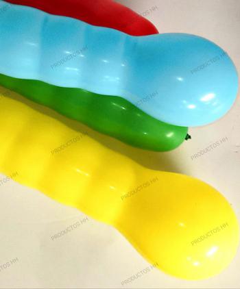 GLOBOS GUSANO GIGANTES 50 Uds