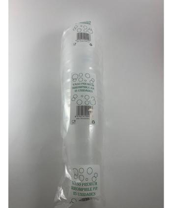 VASO PREMIUM REUTILIZABLE BOLSA 10 UD CAJA 20X10UD