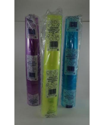 VASO TUBO COLORES 300 O 330 10 UD.
