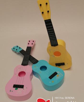 GUITARRA PLASTICO COLORES 1 UD