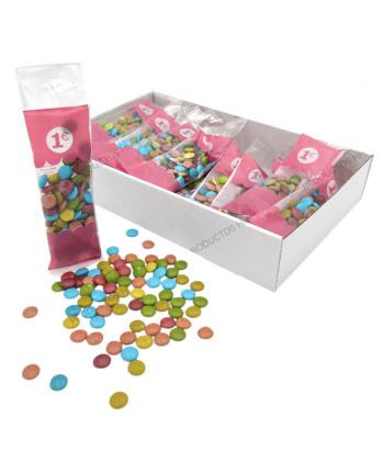 BOLSITAS LENTEJAS DE CHOCOLATE 70 grs 20 Uds