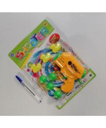 SHOOTER PISTOLON CON BOLAS Y PATITOS 1 UD