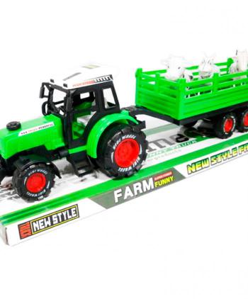 POWER FARMER TRACTOR CON REMOLQUE ANIMALES 1 UD