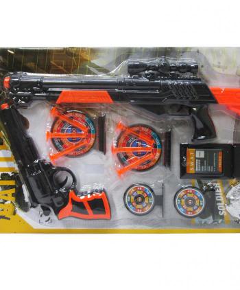 BL POLICIA ESCOPETA + PISTOLA Y DARDOS 1 UD