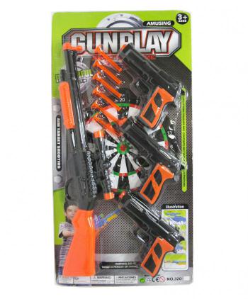BL POLICIA GUNPLAY ESCOPETA + 3 PISTOLAS 1 UD
