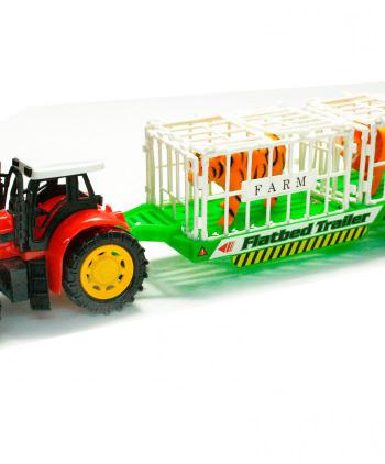 TRACTOR CON JAULA LEON Y TIGRE 1 UD